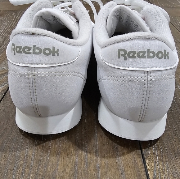 Reebok Princess Women's White Leather sneakers size 7.5 - Picture 4 of 9